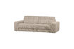 Miniature 2-Seater Rib Fabric Sofa Travertin SECOND DATE 1