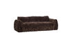 Miniature 2-Seater Sofa 3D Chenille Dark Brown BAGGY 4