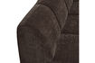 Miniature 2-Seater Sofa Element Right Arm Rib Fabric Brown MOJO 8