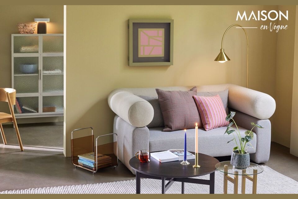 Sculptural comfort in an elegant hue