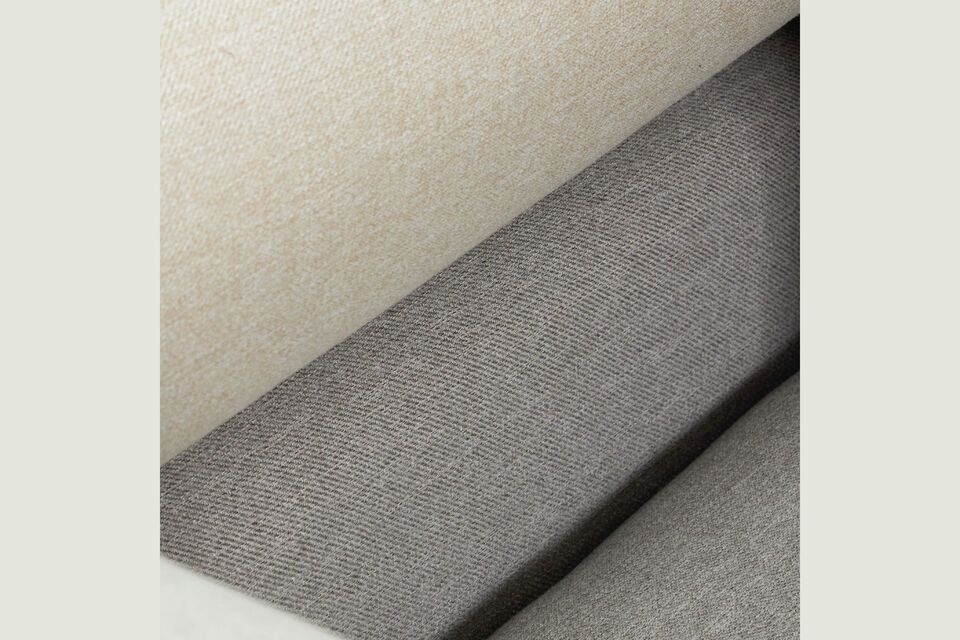 2-seater sofa in grey fabric Vera - 6