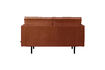Miniature 2-seater sofa velvet rust Rodeo 3