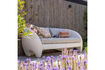 Miniaturansicht 2-Sitzer Garten-Loungesofa Faserverstärktes Polymer Natur VIALE 2
