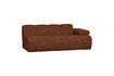 Miniaturansicht 2-Sitzer Modulsofa-Element Arm rechts Bouclé Rostbraun meliert MOJO 5