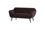 Miniaturansicht 2-Sitzer Sofa 150 cm Samt Dunkelbraun ROCCO ohne jede Grenze
