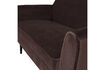 Miniaturansicht 2-Sitzer Sofa 150 cm Samt Dunkelbraun ROCCO 5