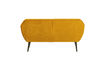 Miniaturansicht 2-Sitzer Sofa 150 cm Samt Ockergelb Rocco 5