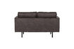 Miniaturansicht 2-Sitzer Sofa Eco-Leder Schwarz RODEO 3