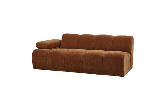 Schauen Sie die Produktbeschreibung an 2-Sitzer Sofa-Element links Cord-Stoff Rostbraun MOJO 2-Sitzer Sofa-Element links Cord-Stoff Rostbraun MOJO