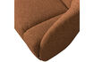 Miniaturansicht 2-Sitzer Sofa rechts Bouclé Rostbraun Meliert Mojo 7