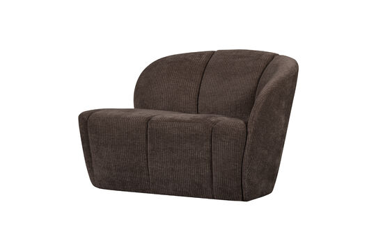 Schauen Sie die Produktbeschreibung an 2-Sitzer Sofa rechts brauner Rippstoff Mojo 2-Sitzer Sofa rechts brauner Rippstoff Mojo