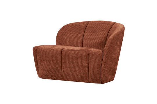 Schauen Sie die Produktbeschreibung an 2-Sitzer Sofa rechts Rippstoff Rostbraun Mojo 2-Sitzer Sofa rechts Rippstoff Rostbraun Mojo