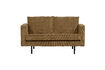 Miniaturansicht 2-Sitzer Sofa Rippstoff Honiggelb Rodeo 2