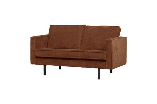 Schauen Sie die Produktbeschreibung an 2-Sitzer Sofa Rippstoff Rostbraun Rodeo 2-Sitzer Sofa Rippstoff Rostbraun Rodeo