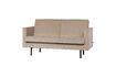 Miniaturansicht 2-Sitzer Sofa Samt Khaki RODEO 1