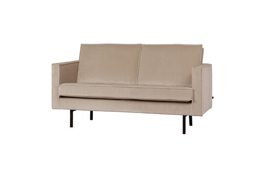 Schauen Sie die Produktbeschreibung an 2-Sitzer Sofa Samt Khaki RODEO 2-Sitzer Sofa Samt Khaki RODEO