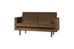 Miniaturansicht 2-Sitzer Sofa Samt taupe Rodeo 1