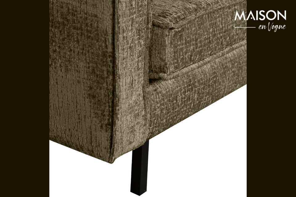 Dieses 2-Sitzer Sofa hat ein stilvolles Aussehen im nat&uuml;rlichen Farbton Bonsai und bietet