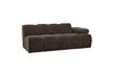 Miniaturansicht 2-Sitzer Sofaelement Armlehne rechts Rippstoff braun MOJO 5