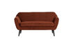 Miniatuur 2-zits bank 150 cm velvet roestbruin Rocco 2
