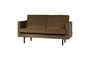 Miniatuur 2-zits bank velvet taupe Rodeo Productfoto