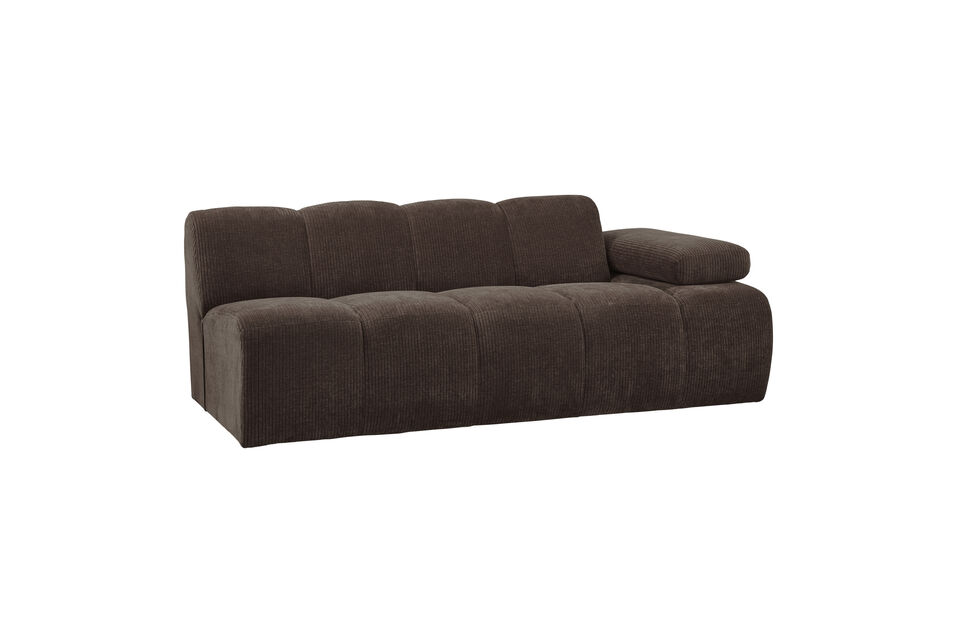 Met zijn stijlvolle verticale stiksels voegt de Mojo een speelse en unieke twist toe aan elk