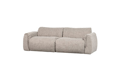 2-Zitsbank geweven stof Naturel Melange BAGGY