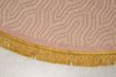 Miniature 200cm round carpet in pink SoSoft fabric 4