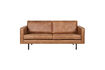 Miniature 25-seater sofa in cognac eco leather Rodeo 2
