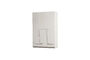 Miniatuur 3-deurs Splitdeur Garderobekast Grenen Dust PURE Productfoto