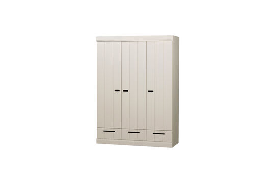 3-door wardrobe with drawers pine Dust CONNECT Clipped