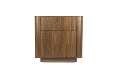 3-drawer cabinet in walnut wood Almira