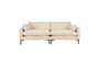 Miniature 3-seater fabric sofa beige Summer Clipped