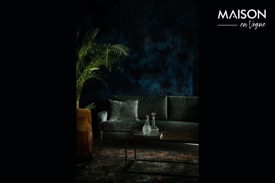 A comfortable sofa in a delicate colour