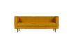 Miniature 3 seater ochre velvet sofa Studio 1