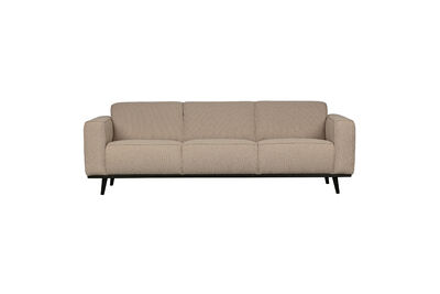 3-seater Sofa 230 cm Boucle Beige STATEMENT