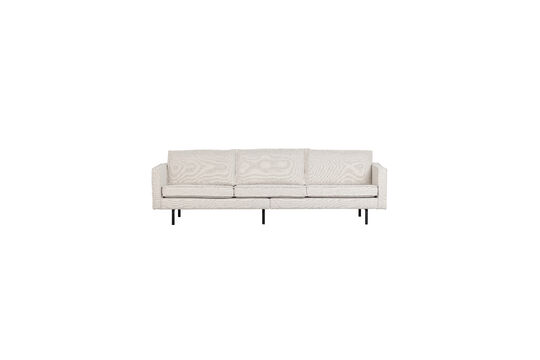 3-Seater Sofa Bouclé Natural RODEO Clipped