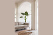 Miniature 3-seater sofa in beige fabric Balcony 5