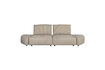 Miniature 3-seater sofa in beige fabric Hunter 1