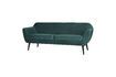 Miniature 3 seater sofa in blue velvet Rocco 3
