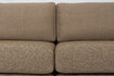 Miniature 3-seater sofa in brown fabric Balcony 5