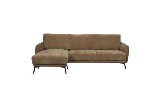 3-seater sofa in camel fabric left Harper