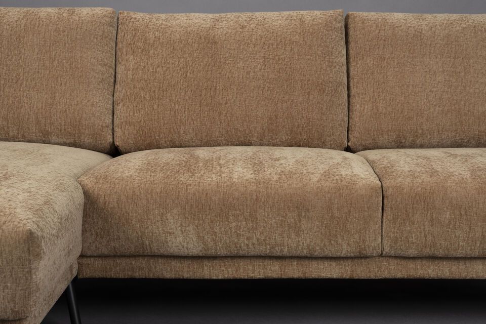 Discover timeless elegance and exceptional comfort with our beige fabric 3-seater sofa
