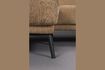 Miniature 3-seater sofa in camel fabric left Harper 7