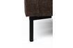 Miniature 3-seater sofa in dark brown fabric Summer 2