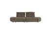Miniature 3-seater sofa in green fabric Hunter 1
