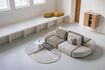Miniature 3-seater sofa in green fabric Hunter 4