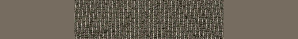 Material Details 3-seater sofa in khaki Clive polyester