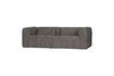 Miniature 3 seater sofa in taupe Bean fabric 3