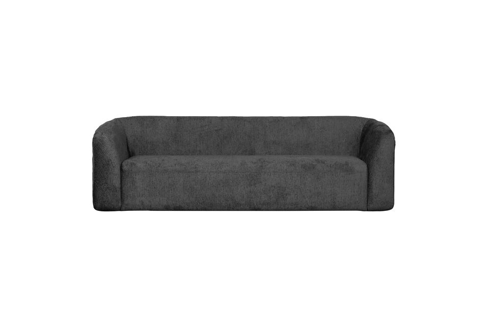 Friendly rounded shape Very high seating comfort Upholstered in structure velvet (100% polyester) H